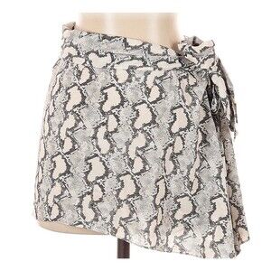 ViX by Paula Hermanny Women  Wrap Skirt Size Large Cover Up Snake Print